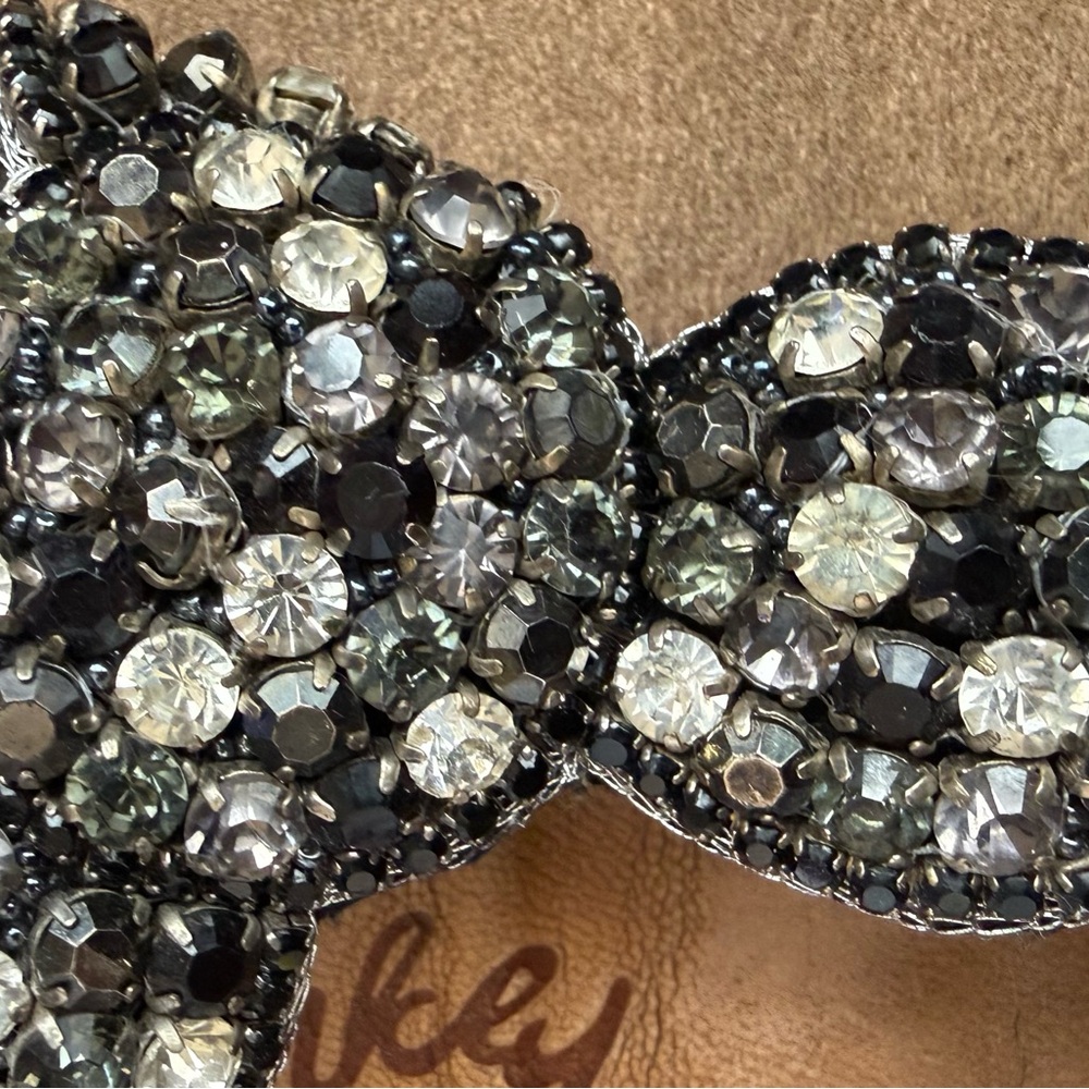 Naughty Monkey Black and Silver Beaded Sandals - Picture 4 of 6
